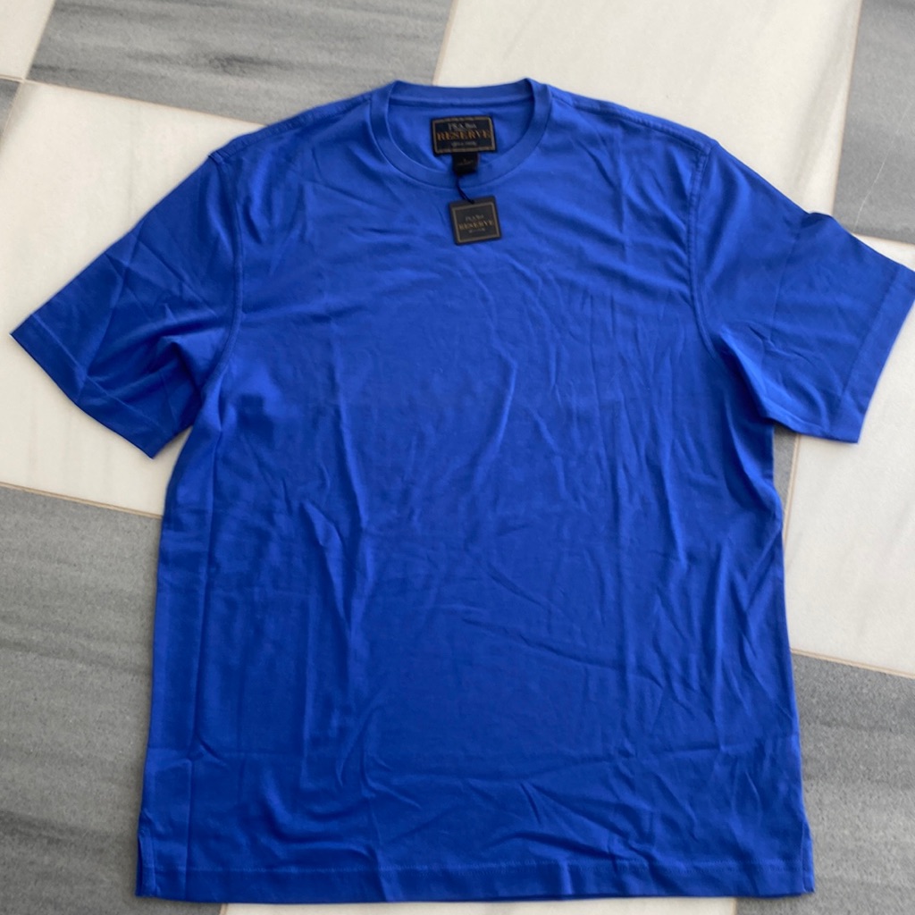 Solid Blue Large Tee